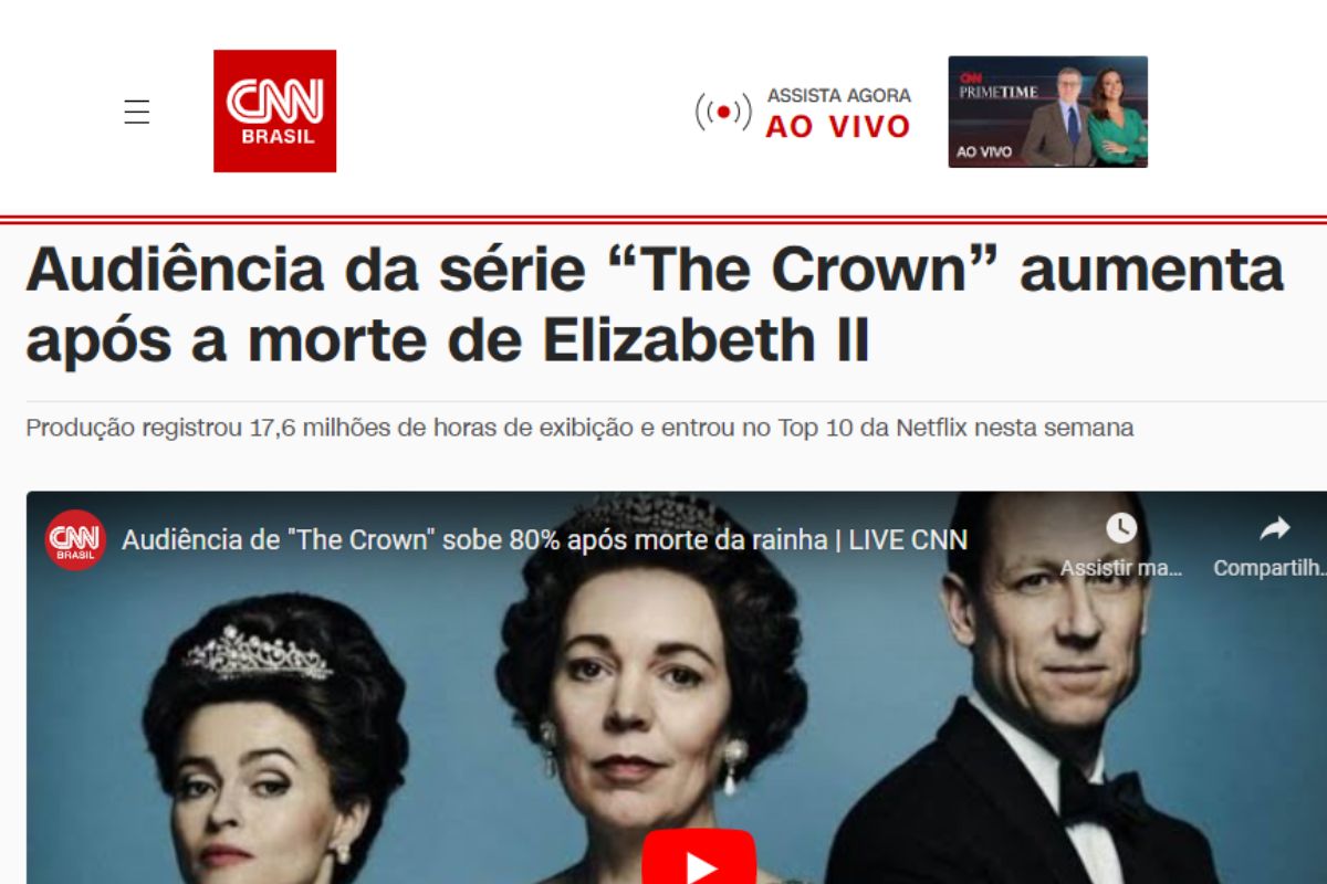 Netflix: Rainha Elizabeth vai parar nos trends após série chegar no top 10, saiba os motivos