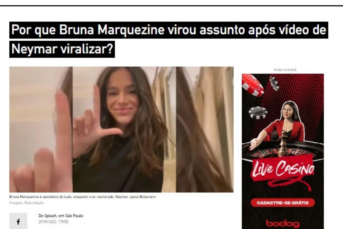 Rivais? Neymar e Bruna Marquezine agitam internet por indiferenças e web reage; confira