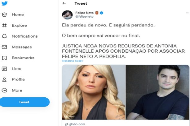 Felipe Neto - reprodução do Twitter